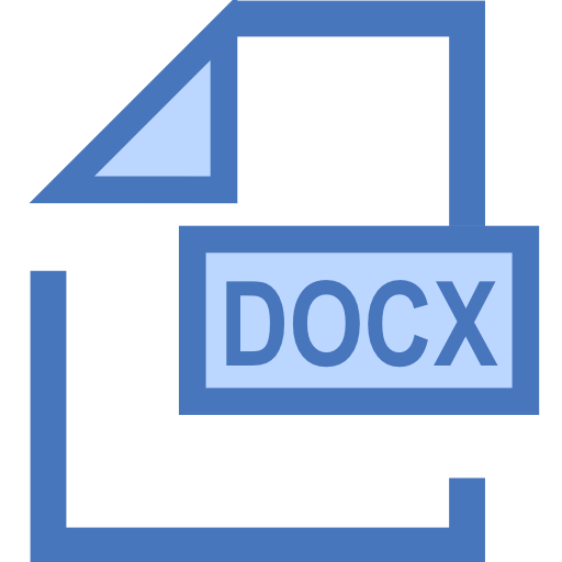 Icon für Datei vom typ docx
