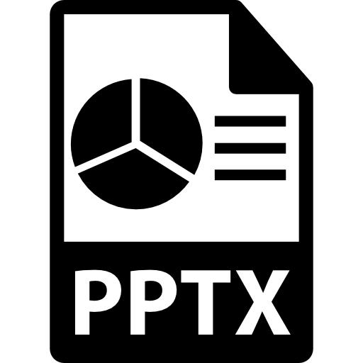 Icon für Datei vom typ pptx